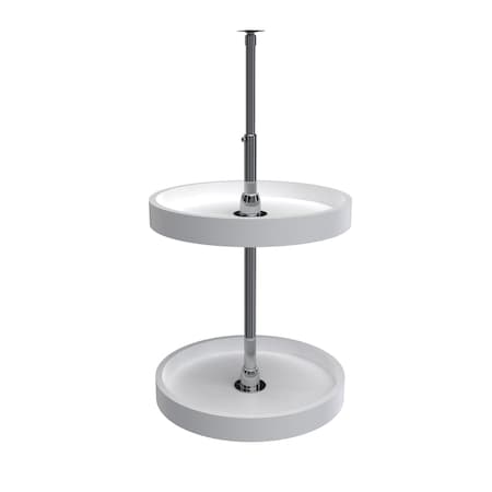 Rev-A-Shelf Polypropylene, White, 16 in W, 26 in H, 16 in D, 16 in L, White 6072-16-11-52